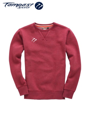 Tempest Heavyweight Sweater - Wine Melange